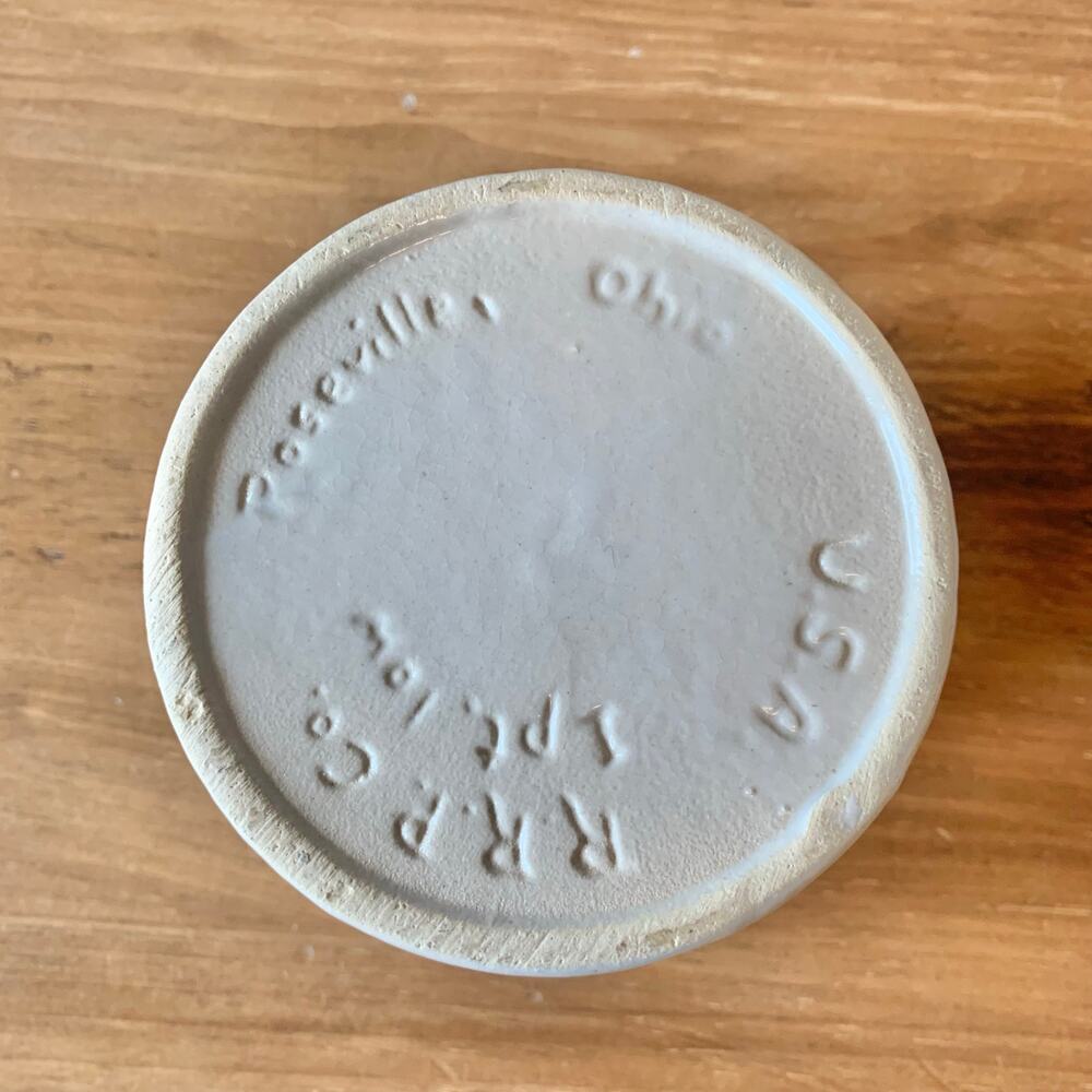 RRP Co Roseville Ohio USA Vintage 1 Pt CROCK Approx. 3.5"H x 4"W - Picture 5 of 8